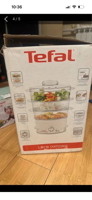 Пароварка tefal. Не использовали в быту.