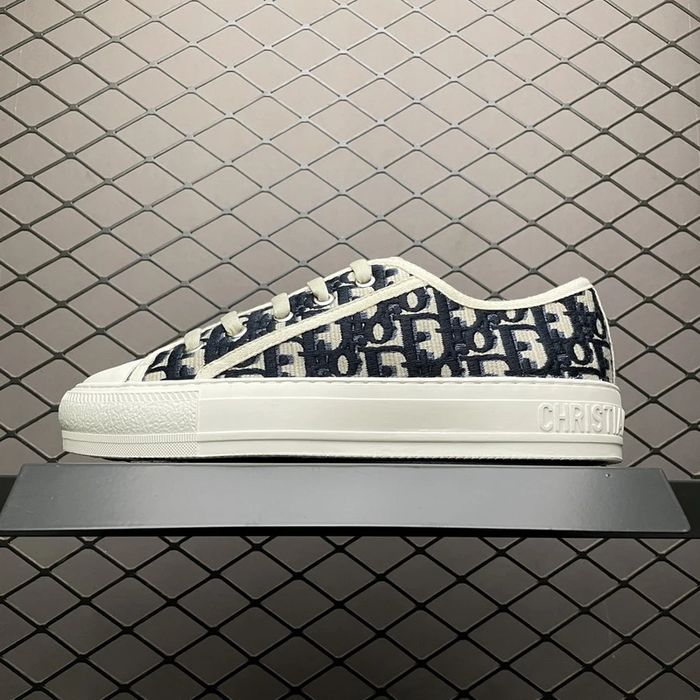 CD Walk N Dior Oblique Navy Canvas