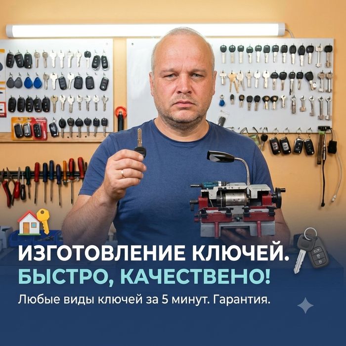 Мастер по изготовление ключей
