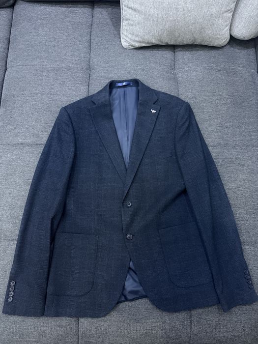 Шерстяной брейзер glasman пиджак