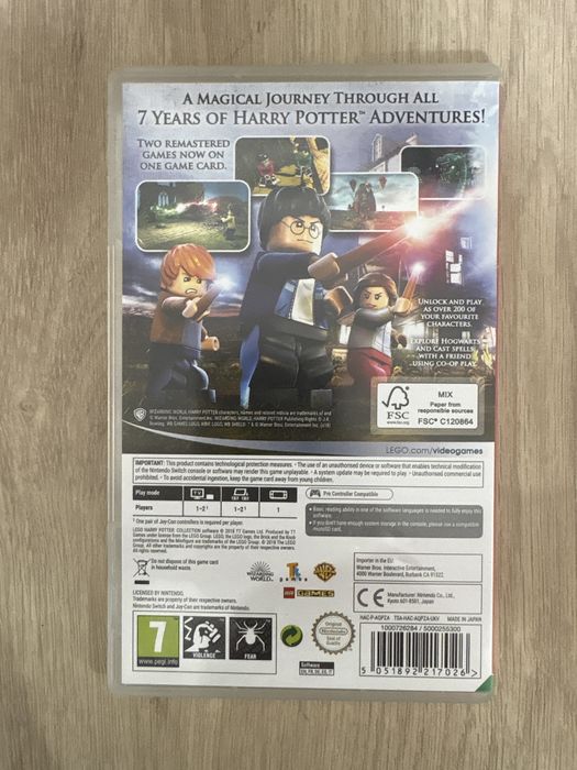 Продавам Lego Harry Potter за Switch