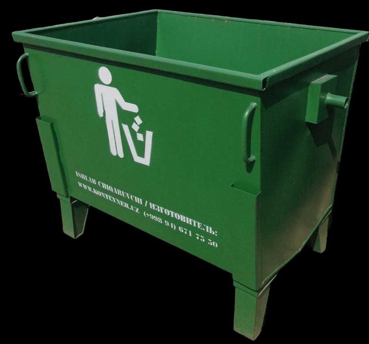 Металлические мусорные контейнера