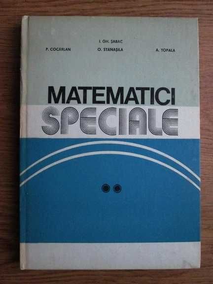 Analiza matematica & Matematici speciale