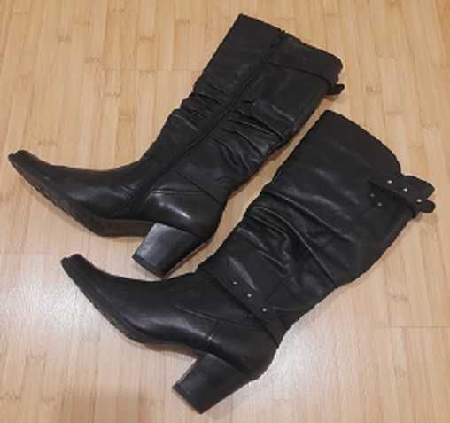 Cizme lungi marca Dave din piele naturala 38