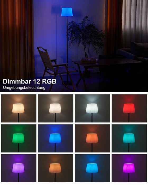 Lampa RGB de podea fara fir