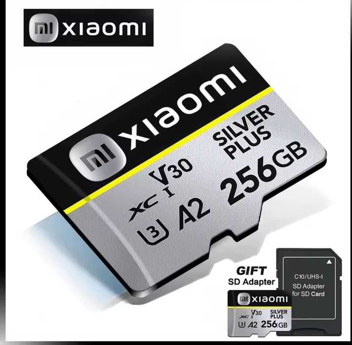 Card micro SD XIAOMI Silver Plus 256 GB  nou sigilat