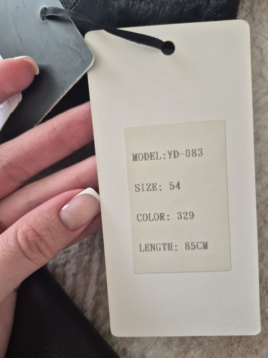 Дубленка авиатор, размер 54