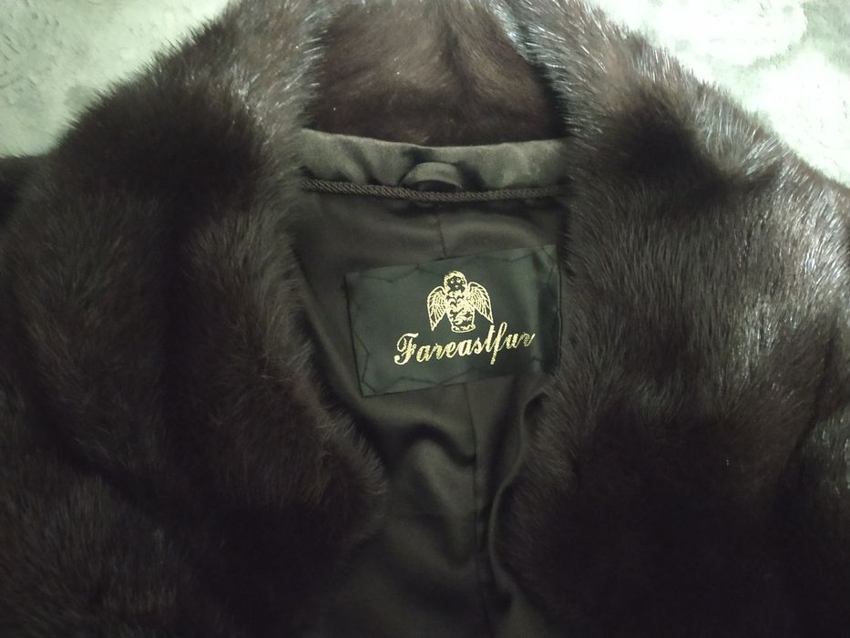 Настоящая норковая шуба