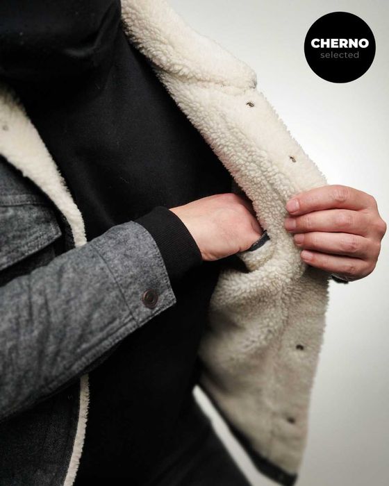 Дънково яке LEVI’S Sherpa Trucker Denim Jacket –  L – РЕЗЕРВИРАНО