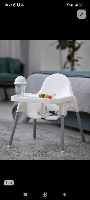 Стульчик для кормления детский типа икея