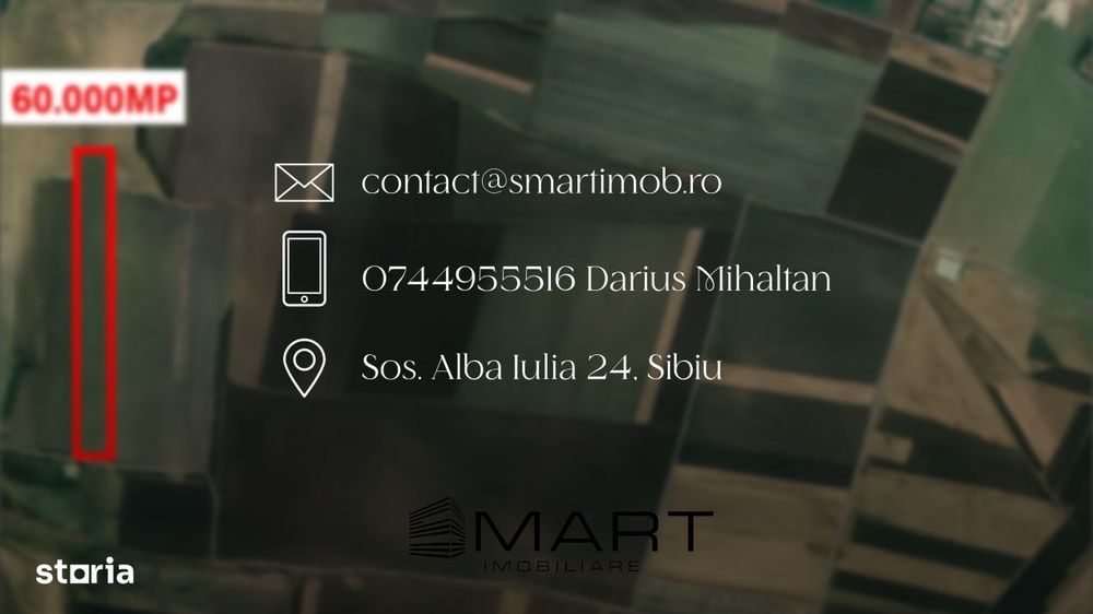 Teren agricol 6ha Sura Mica