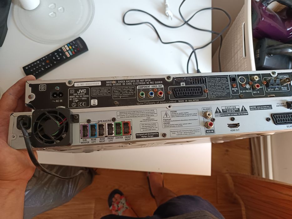 Dvd cu amplificare jvc si Philips