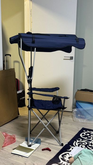 Кресло для рыбалки с крышей