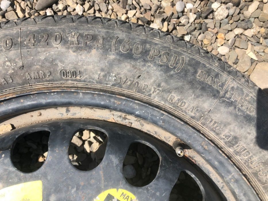 Roata de rezerva slim (ingusta) Mercedes classa A B C CLS E S R ML etc