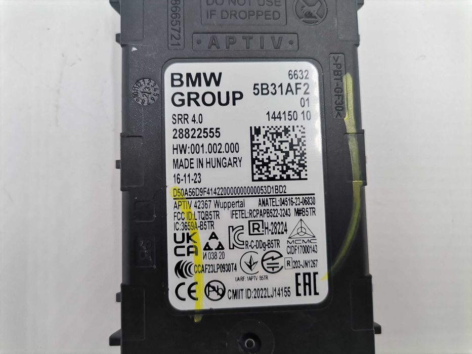 Нов Радар BMW G60 G70 X5 G05 X6 G06 G07 G09 IX U10 U11 U12 U06 5B31AF2