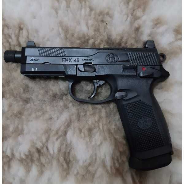 Pistol airsoft FN FNX .45 Tactical GBB greensas
