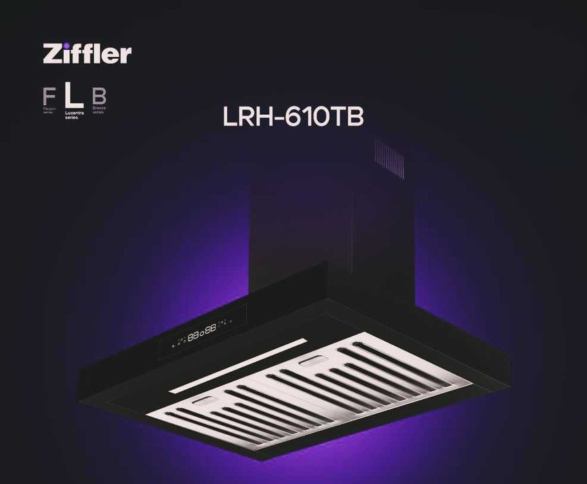 Вытяжка Ziffler Model:LRH-610TB мощность : (800m3/ч) Доставка