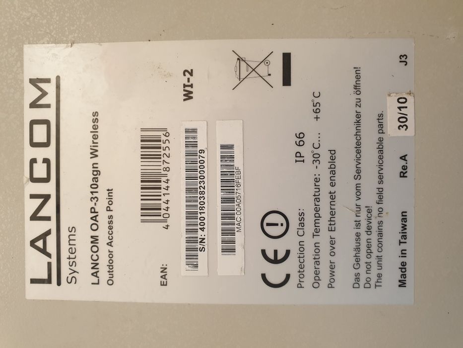 Access point exterior  lancom 2.4 si 5ghz