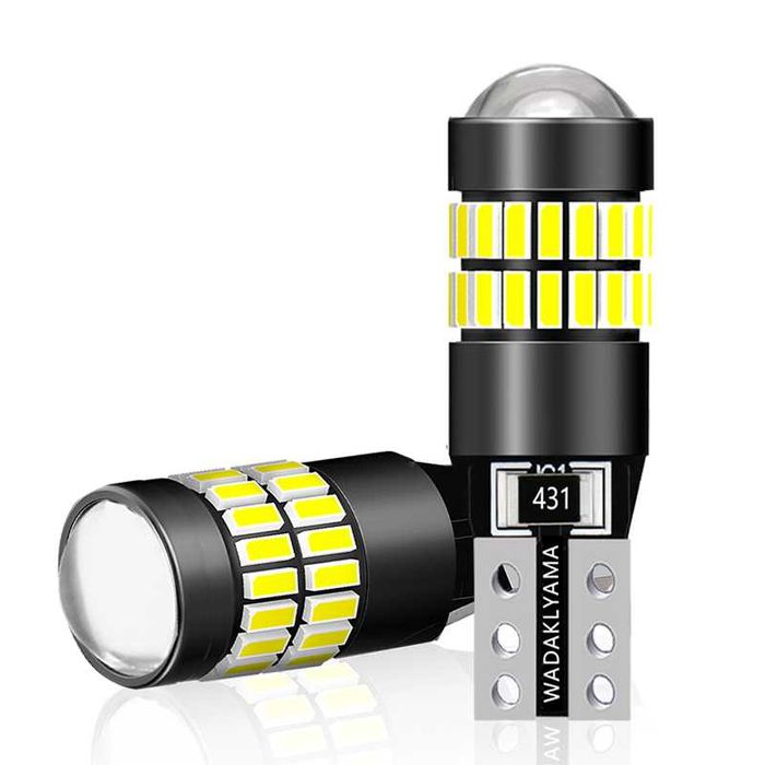 2БР. Комплект T10 LED крушки за габарити , интериор , врати , багажник