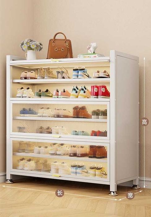 Экологичный, компактный шкаф для обуви,Обувной шкаф для узких прихожих