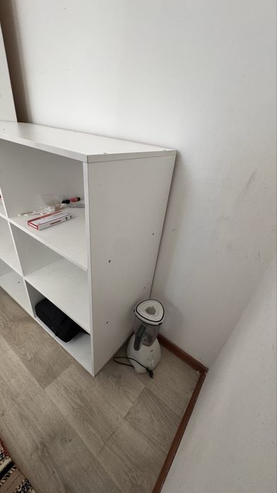 Белый стеллаж/тумба  + в подарок блендер