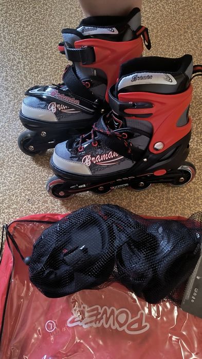 Детски ролери с предпазители за ръце и крака