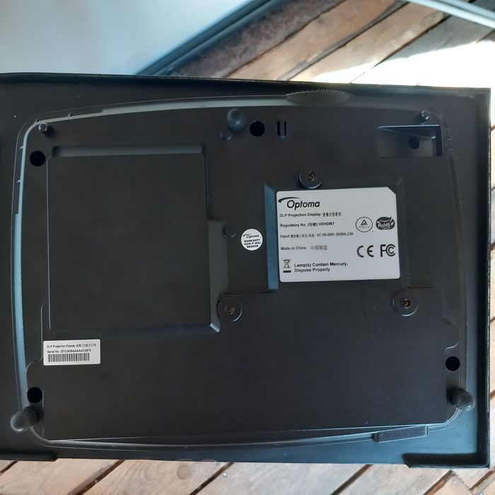 Videoproiector Optoma DLP 3D+ Stativ+ Panza mobila Alba