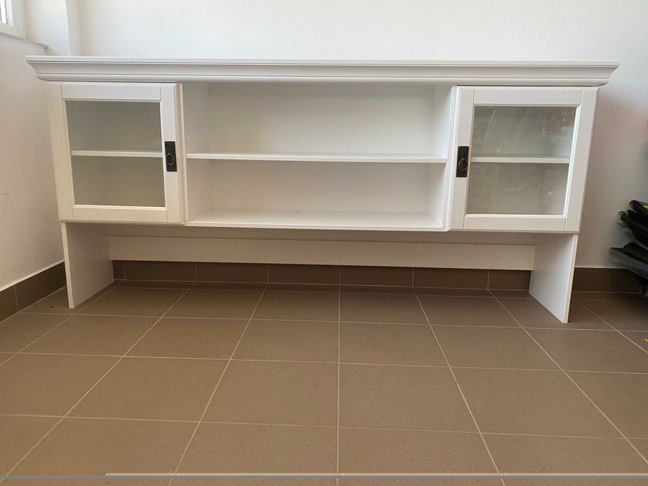 Bufet alb din lemn 180cm