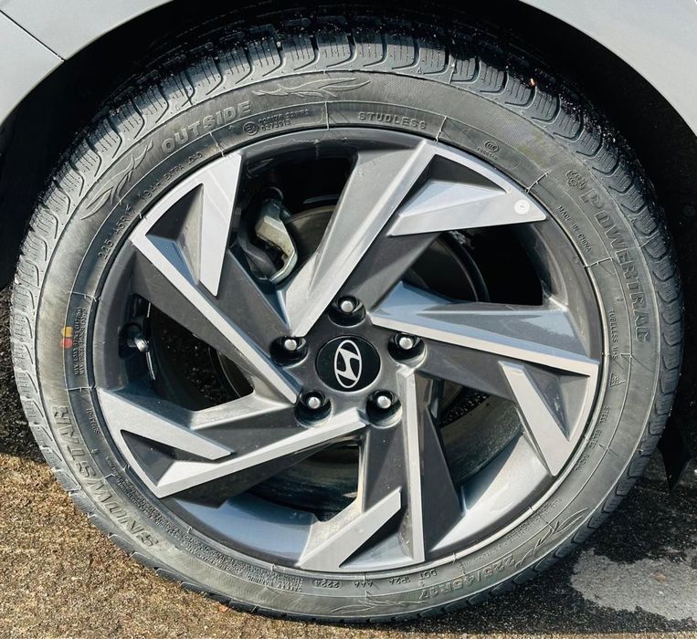 Титанка на Hyundai с резиной