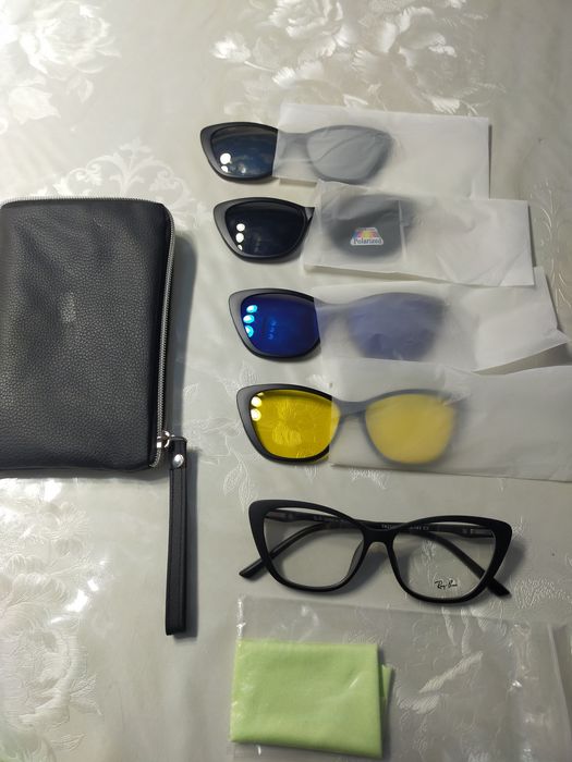 В рассрочку. Солнцезащитные очки 5 в 1