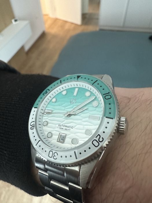 Автоматичен часовник Wishdoit, 40mm, Seiko NH35