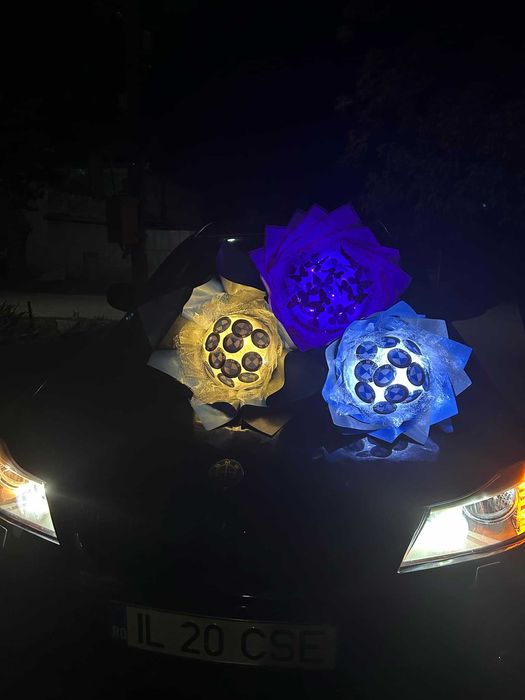 Букет от светещи пеперуди