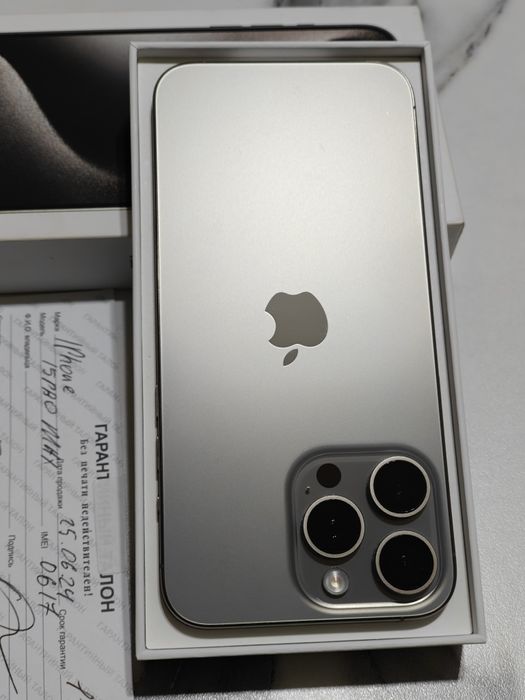 iPhone 15 Pro Max 256 gb akb 89