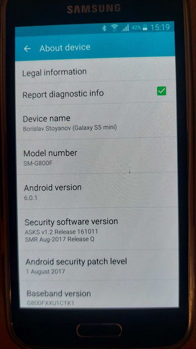 Samsung Galaxy S5 Mini 4G