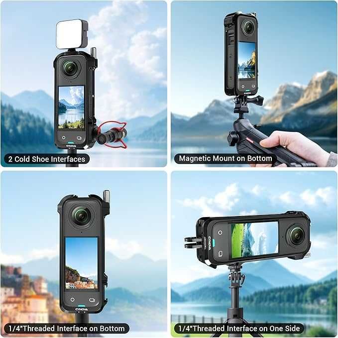 Carcasa protectie metalica Insta 360 X4/X5 Utility Frame NOUA