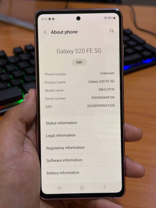 Samsung s21fe 128/8