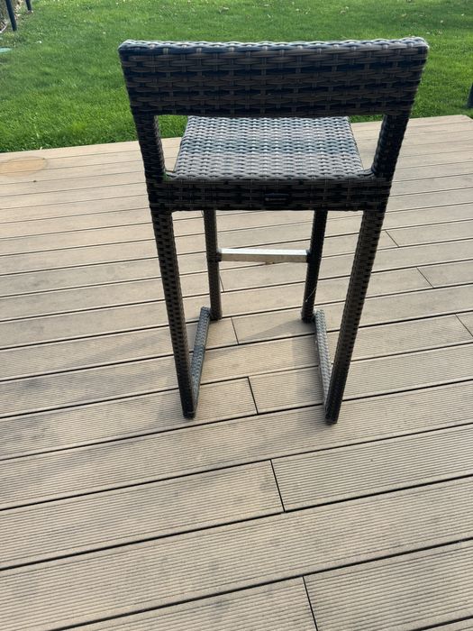 Бар стол от ратан