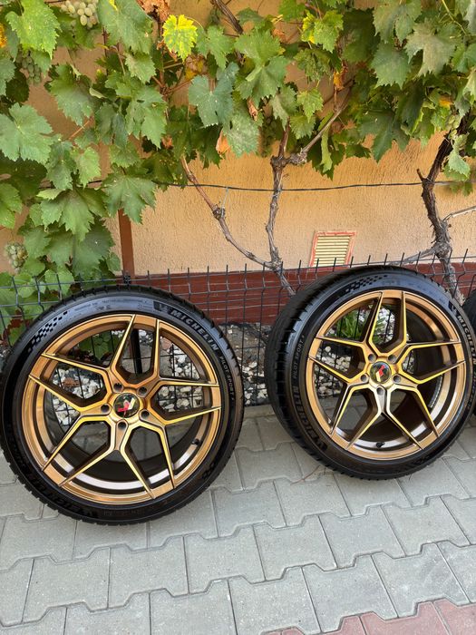 Jante 5 x 112 R18 Japan Racing JR34 cu anvelope Michelin