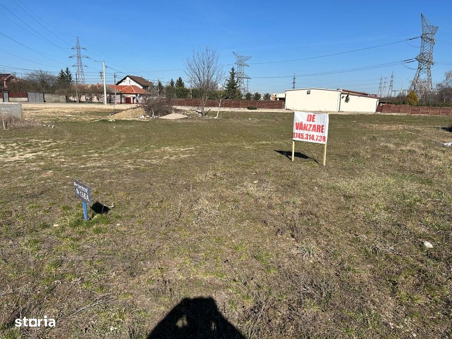 Teren 500mp Ciheiului lângă Cristal Garden intrare în Viena front 17m