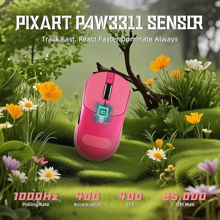 Mouse de gaming wireless ușor, trimod, ATTACK SHARK X8 Series