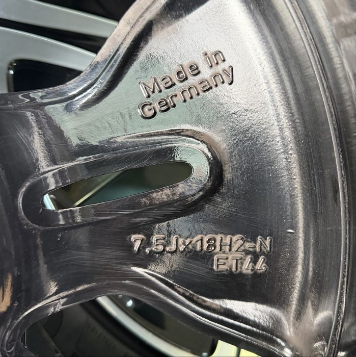 Jante aliaj bicolore R18 originale Mercedes C W205 T205 doua latimi