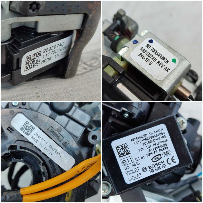 Ansamblu manete comenzi volan + spiră + contact cu cheie Opel Insignia A 20817721 2011 / [2008-2017] / (5B3)