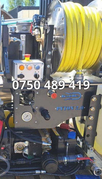 Desfundare Desfundari tevi canalizare rac electric  camera video