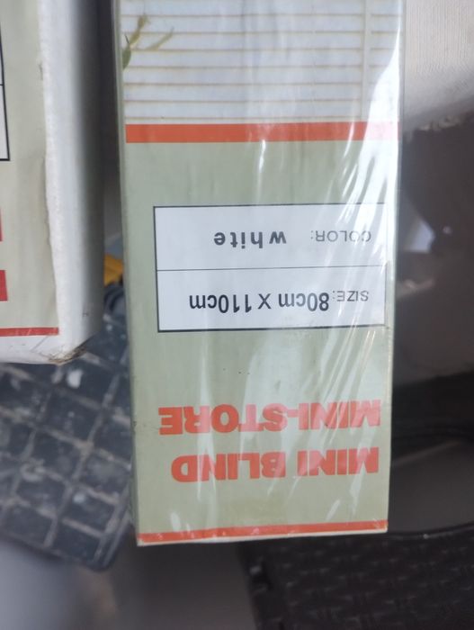 Jaluzea PVC, albe,orizontala  3 bucati noi