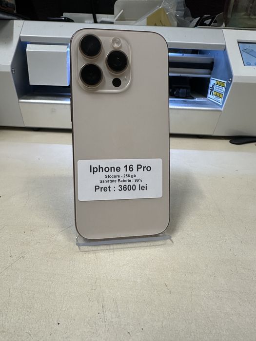 Iphone 16 pro / 256 gb / 99% baterie / garantie