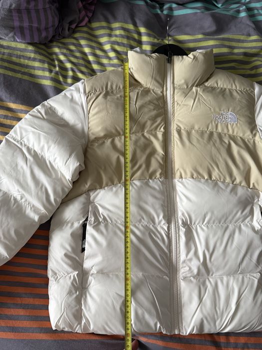 The North Face Saikuru jacheta cu puf de dama offwhite cu bej M noua