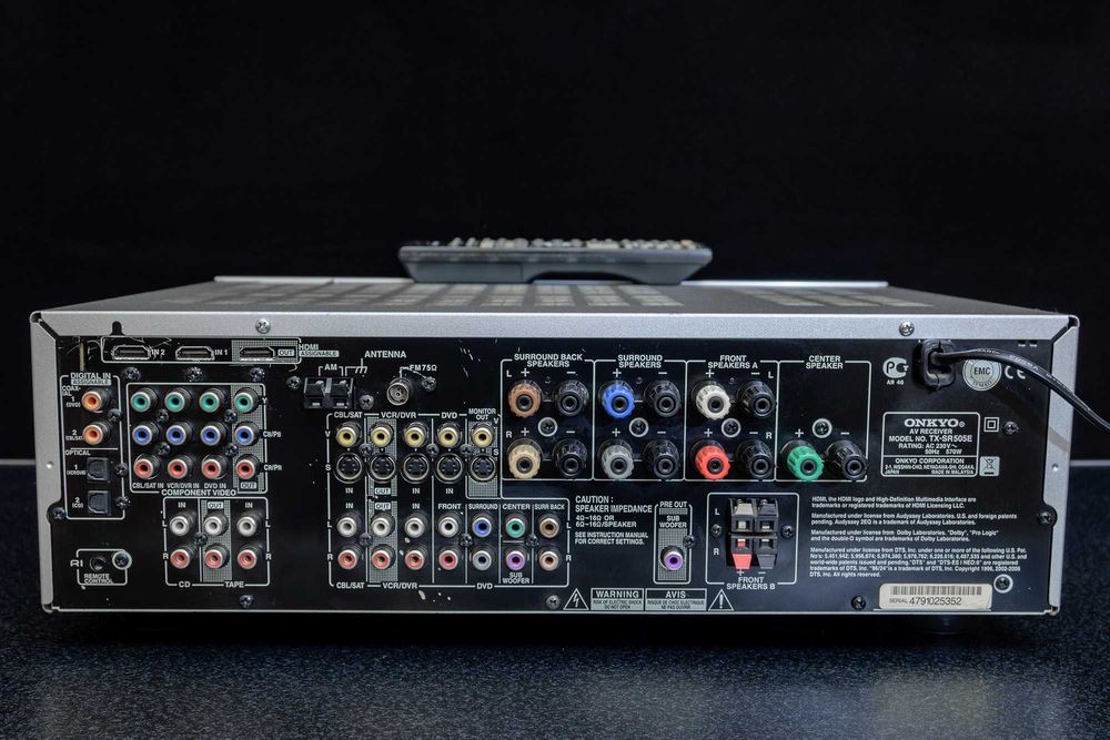 AV Receiver Onkyo TX-SR505E