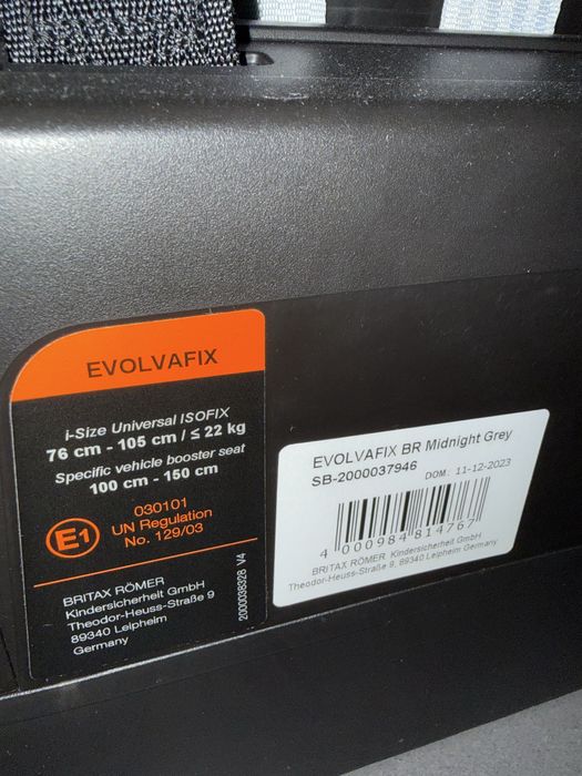 Britax Romer Evolvafix