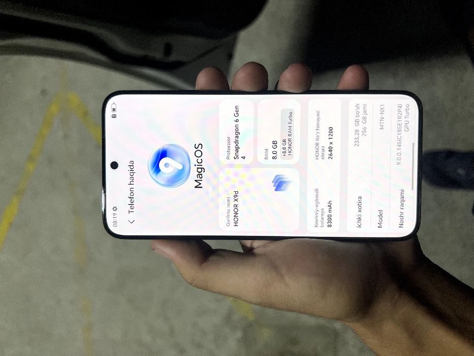Honor x9d 256gb .