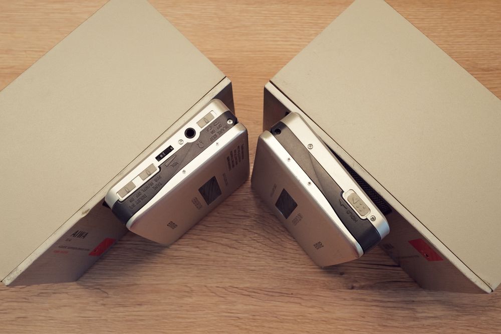 Set boxe Aiwa Walkman GM1000 Mk3  portabile SC-1A stare buna